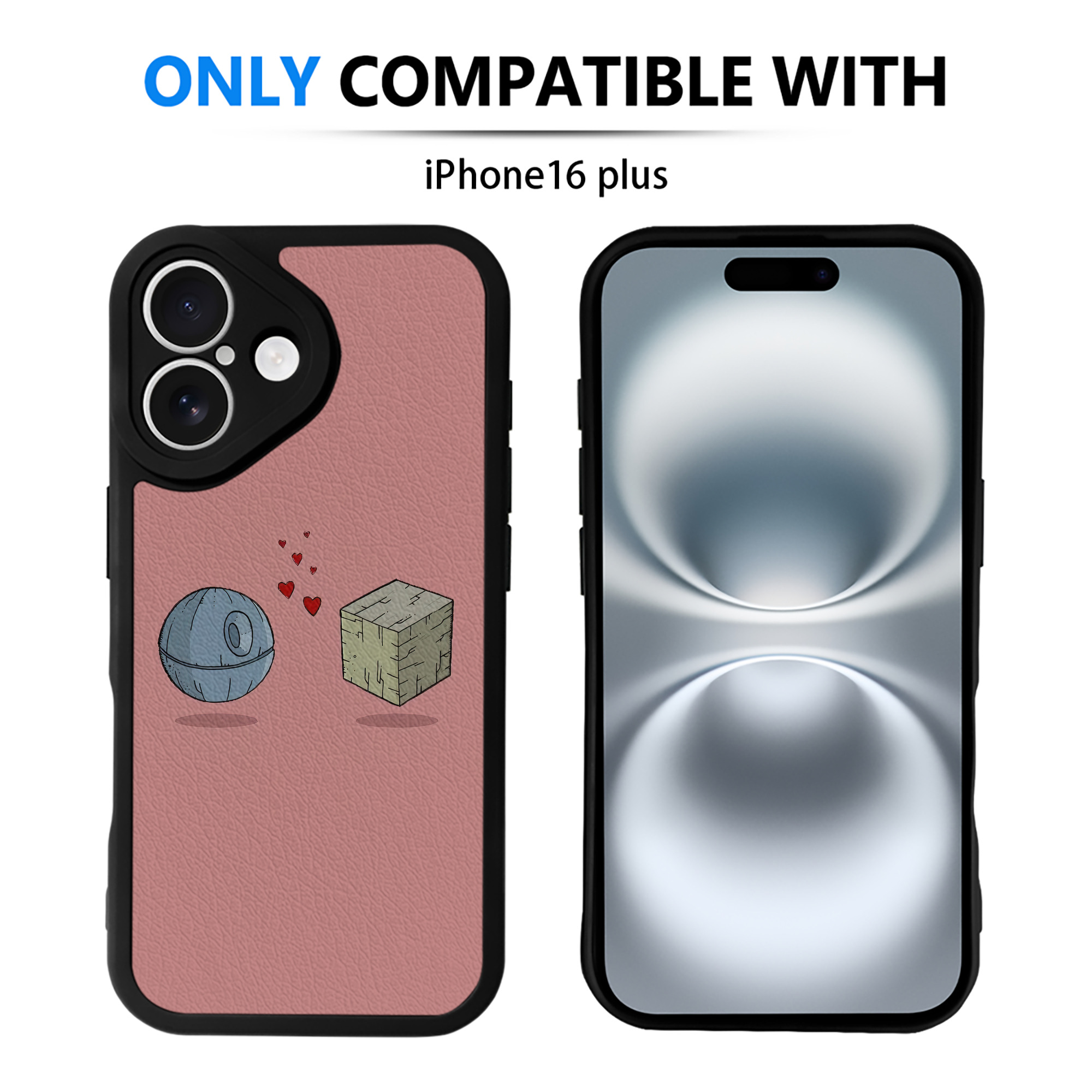 （画像用） スター・ウォーズ Star Wars 【iPhone 16シリーズ対応】シリコンスマホケース（レザー調） 材質：シリコン